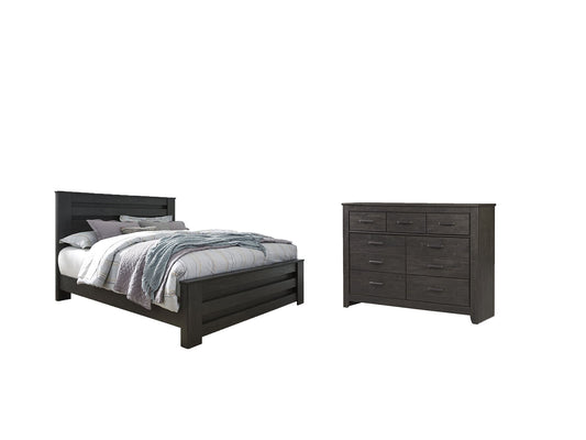 Brinxton King Panel Bed with Dresser Rent Wise Rent To Own Jacksonville, Florida