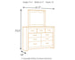 Brinxton King Panel Bed with Mirrored Dresser and 2 Nightstands Rent Wise Rent To Own Jacksonville, Florida