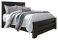 Brinxton King Panel Bed with Mirrored Dresser and 2 Nightstands Rent Wise Rent To Own Jacksonville, Florida