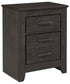 Brinxton Two Drawer Night Stand Rent Wise Rent To Own Jacksonville, Florida