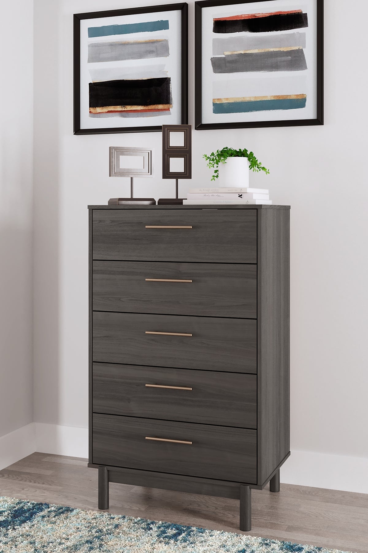 Brymont Five Drawer Chest Rent Wise Rent To Own Jacksonville, Florida