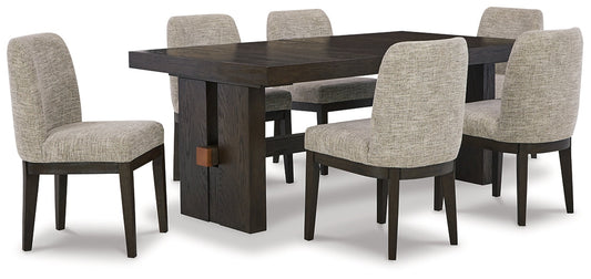 Burkhaus Dining Table and 6 Chairs Rent Wise Rent To Own Jacksonville, Florida