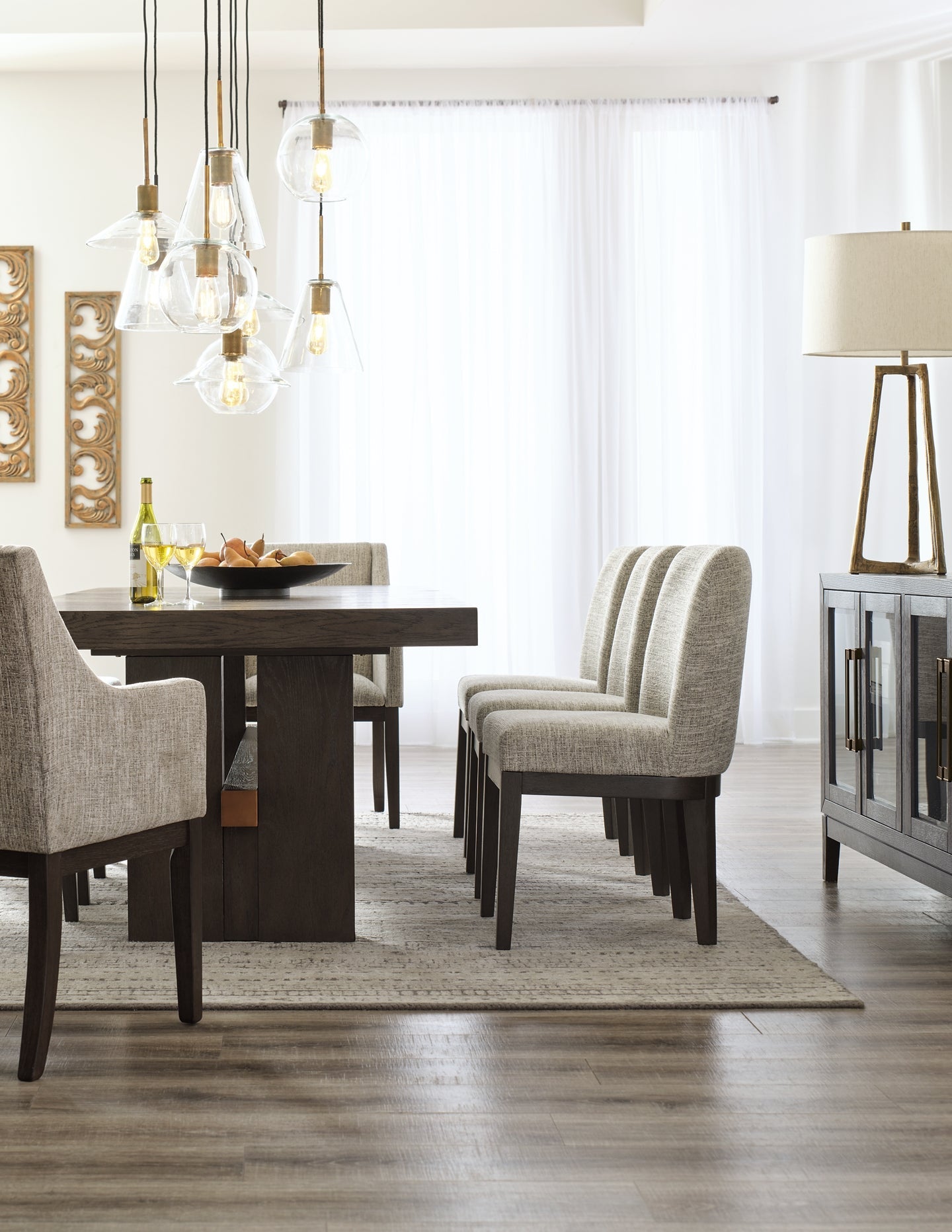 Burkhaus Dining Table and 8 Chairs Rent Wise Rent To Own Jacksonville, Florida