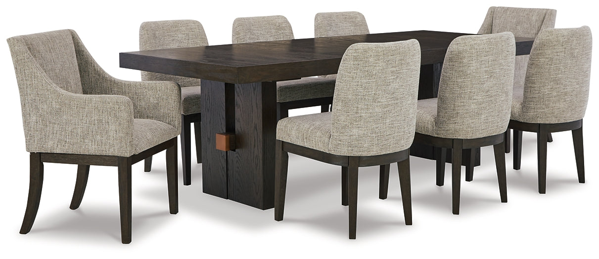 Burkhaus Dining Table and 8 Chairs Rent Wise Rent To Own Jacksonville, Florida