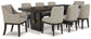 Burkhaus Dining Table and 8 Chairs Rent Wise Rent To Own Jacksonville, Florida