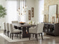 Burkhaus Dining Table and 8 Chairs Rent Wise Rent To Own Jacksonville, Florida