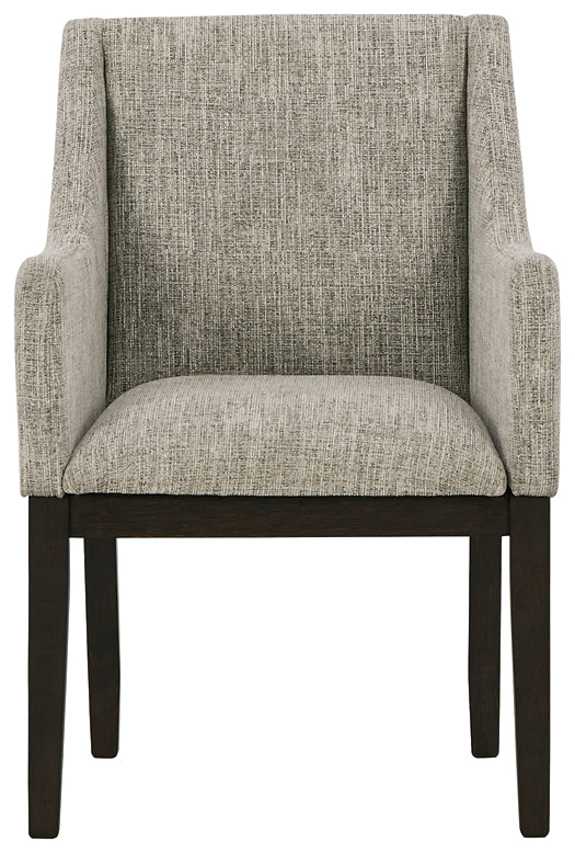 Burkhaus Dining UPH Arm Chair (2/CN) Rent Wise Rent To Own Jacksonville, Florida