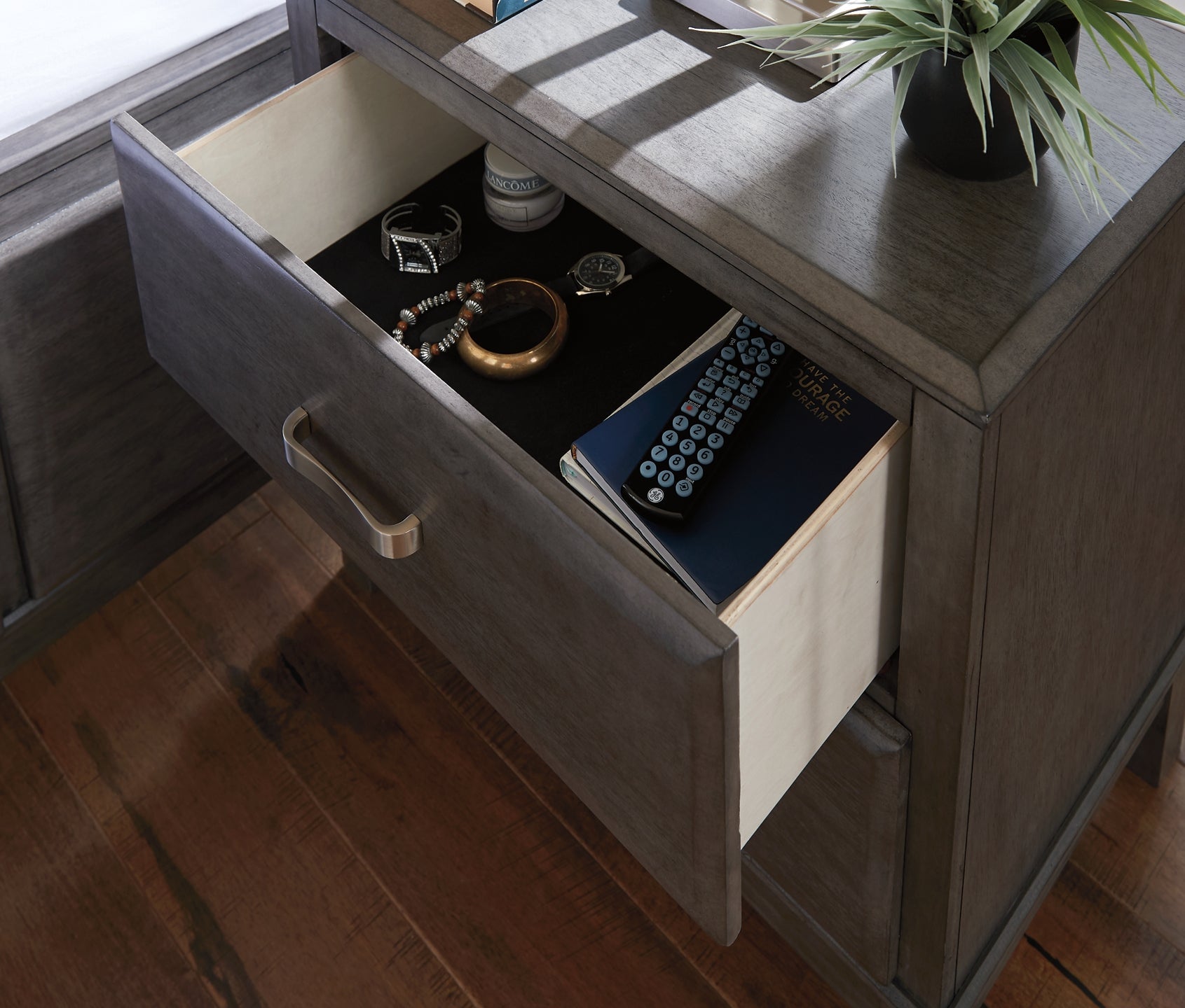 Caitbrook Two Drawer Night Stand Rent Wise Rent To Own Jacksonville, Florida