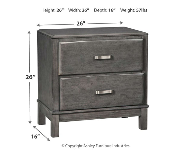 Caitbrook Two Drawer Night Stand Rent Wise Rent To Own Jacksonville, Florida