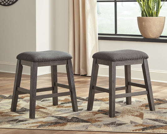 Caitbrook Upholstered Stool (2/CN) Rent Wise Rent To Own Jacksonville, Florida