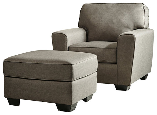 Calicho Chair and Ottoman Rent Wise Rent To Own Jacksonville, Florida