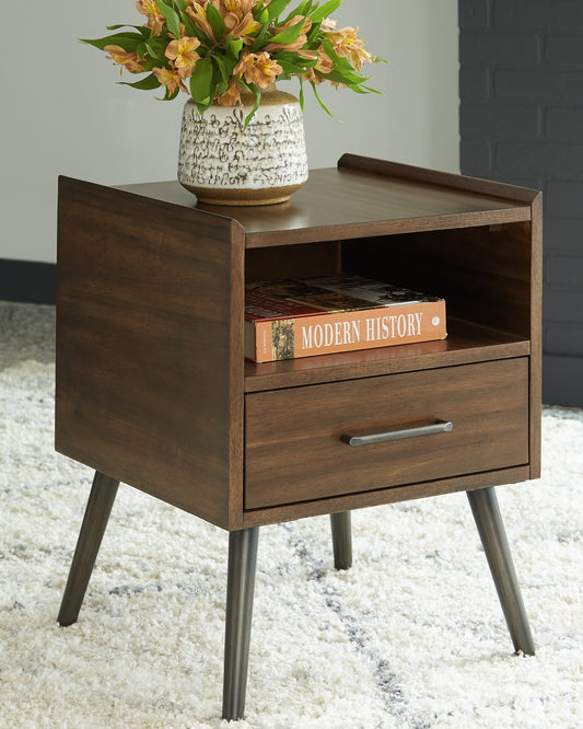 Calmoni Square End Table Rent Wise Rent To Own Jacksonville, Florida