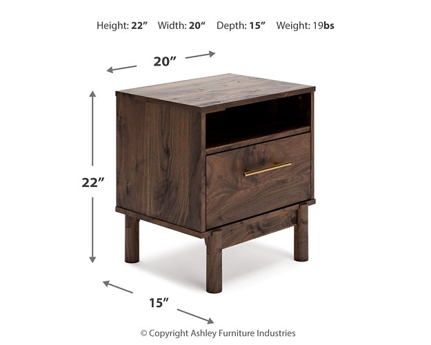 Calverson One Drawer Night Stand Rent Wise Rent To Own Jacksonville, Florida