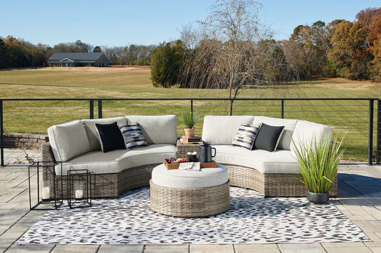 Calworth 4-Piece Outdoor Sectional Rent Wise Rent To Own Jacksonville, Florida
