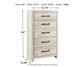 Cambeck Five Drawer Chest Rent Wise Rent To Own Jacksonville, Florida