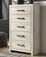 Cambeck Full Panel Bed with 4 Storage Drawers with Mirrored Dresser and Chest Rent Wise Rent To Own Jacksonville, Florida