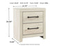 Cambeck Queen Panel Bed with 4 Storage Drawers with Mirrored Dresser, Chest and 2 Nightstands Rent Wise Rent To Own Jacksonville, Florida