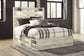 Cambeck Queen Panel Bed with 4 Storage Drawers with Mirrored Dresser, Chest and 2 Nightstands Rent Wise Rent To Own Jacksonville, Florida