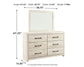 Cambeck Queen Panel Bed with 4 Storage Drawers with Mirrored Dresser Rent Wise Rent To Own Jacksonville, Florida