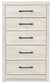 Cambeck Twin Panel Bed with 4 Storage Drawers with Mirrored Dresser, Chest and Nightstand Rent Wise Rent To Own Jacksonville, Florida