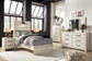 Cambeck Twin Panel Bed with Mirrored Dresser, Chest and 2 Nightstands Rent Wise Rent To Own Jacksonville, Florida