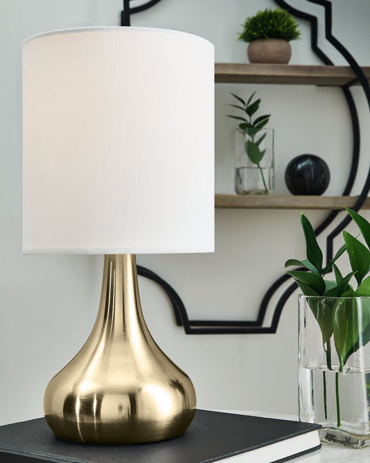 Camdale Metal Table Lamp (1/CN) Rent Wise Rent To Own Jacksonville, Florida