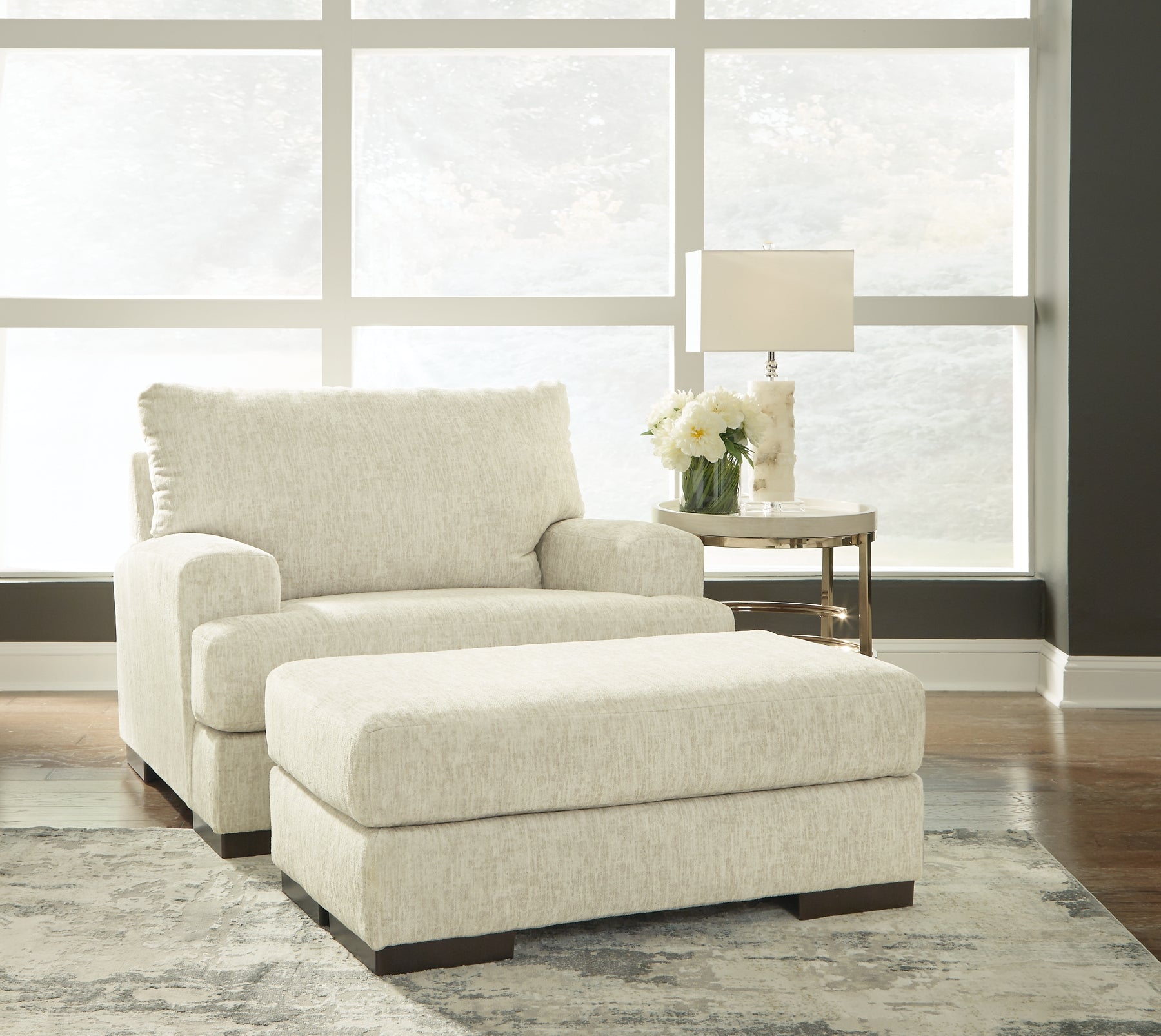 Caretti Sofa, Loveseat, Chair and Ottoman Rent Wise Rent To Own Jacksonville, Florida