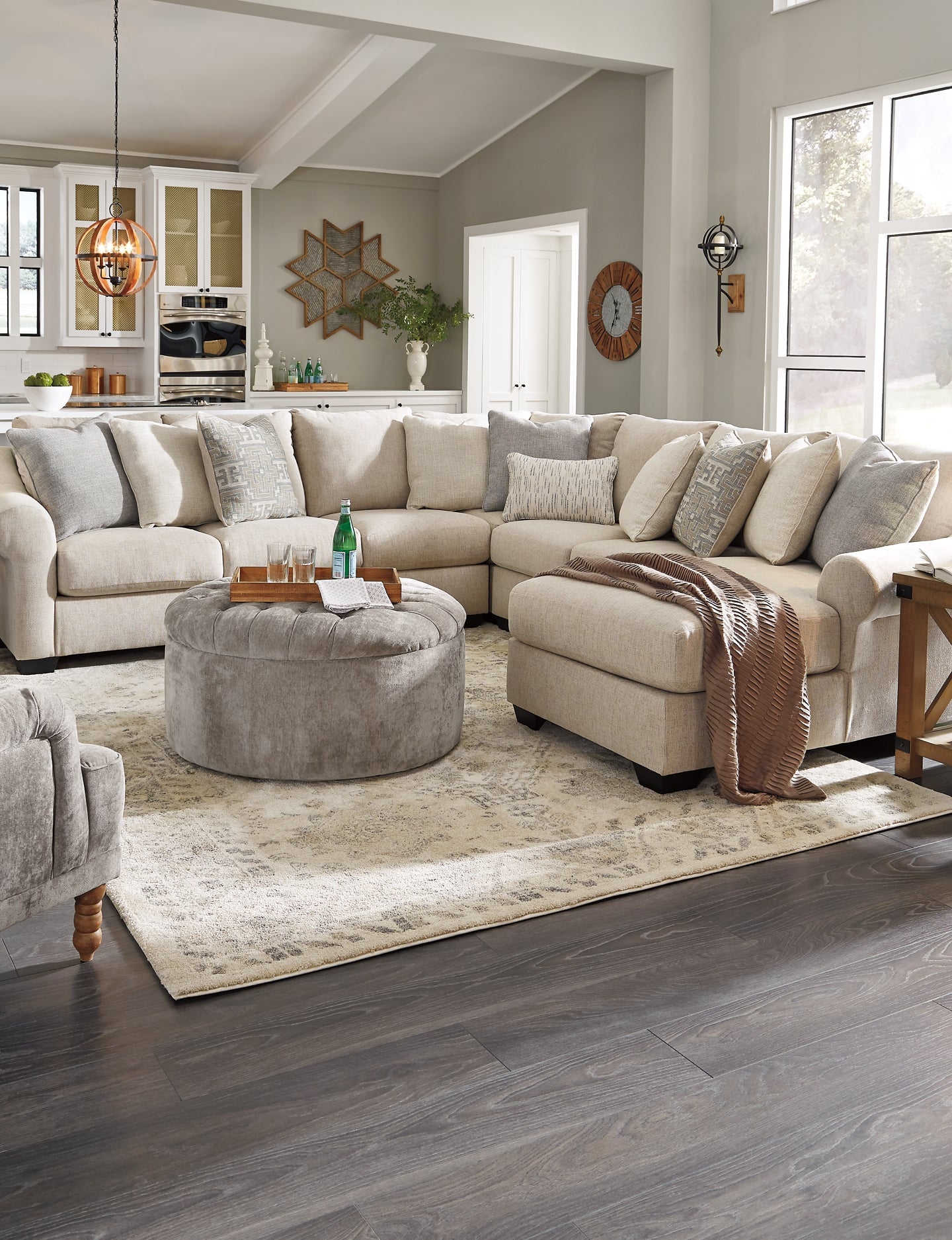 Carnaby Oversized Accent Ottoman Rent Wise Rent To Own Jacksonville, Florida
