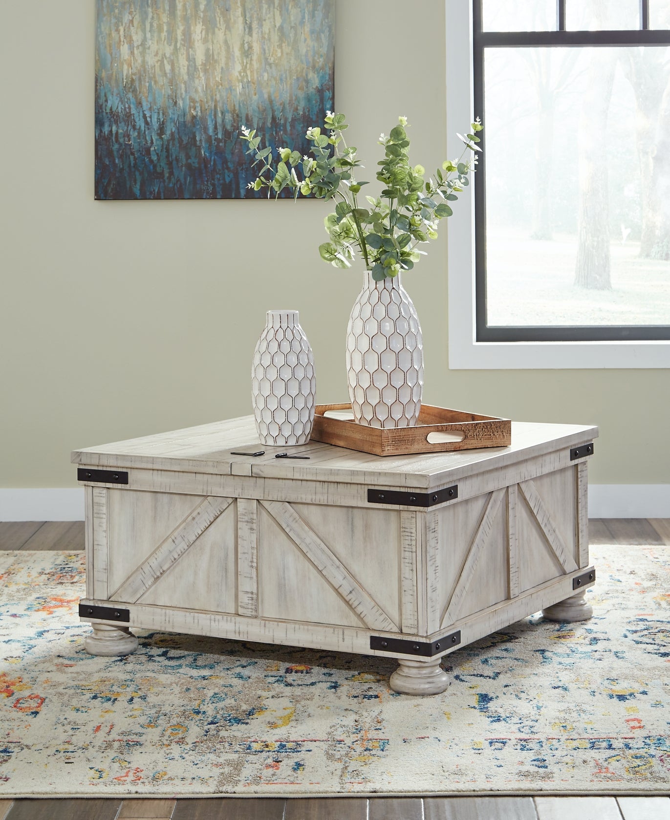 Carynhurst Coffee Table with 1 End Table Rent Wise Rent To Own Jacksonville, Florida