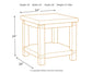 Carynhurst Coffee Table with 1 End Table Rent Wise Rent To Own Jacksonville, Florida
