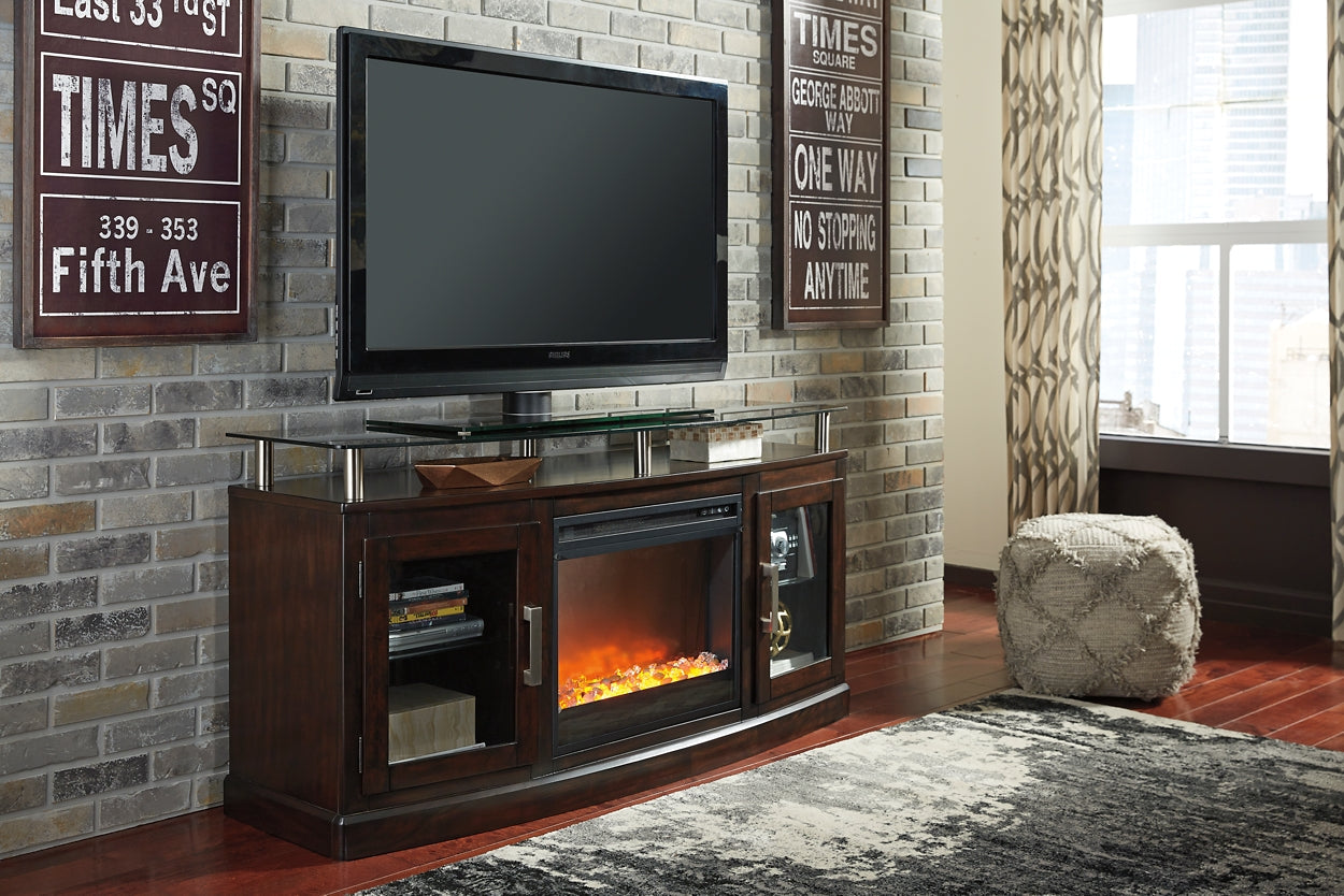 Chanceen 60" TV Stand with Electric Fireplace Rent Wise Rent To Own Jacksonville, Florida