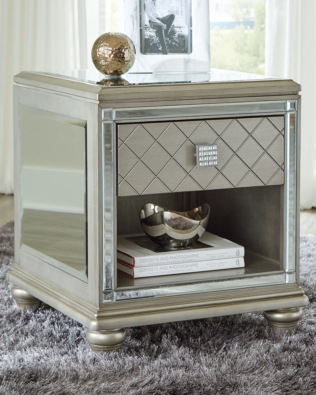 Chevanna Rectangular End Table Rent Wise Rent To Own Jacksonville, Florida