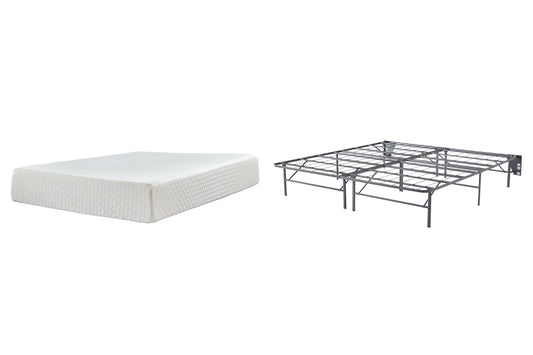 Chime 12 Inch Memory Foam Mattress with Foundation Rent Wise Rent To Own Jacksonville, Florida