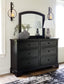 Chylanta Dresser and Mirror Rent Wise Rent To Own Jacksonville, Florida
