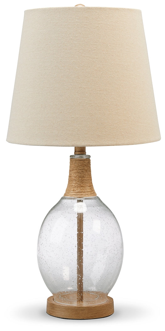 Clayleigh Glass Table Lamp (2/CN) Rent Wise Rent To Own Jacksonville, Florida