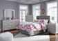 Coralayne Full Upholstered Bed with Mirrored Dresser Rent Wise Rent To Own Jacksonville, Florida