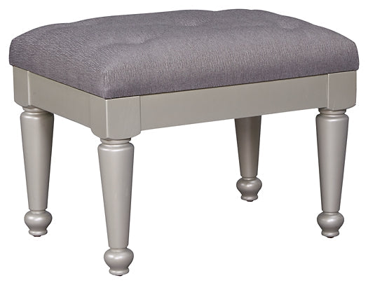 Coralayne Upholstered Stool (1/CN) Rent Wise Rent To Own Jacksonville, Florida