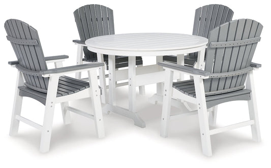 Crescent Luxe Outdoor Dining Table and 4 Chairs Rent Wise Rent To Own Jacksonville, Florida