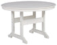 Crescent Luxe Round Dining Table w/UMB OPT Rent Wise Rent To Own Jacksonville, Florida