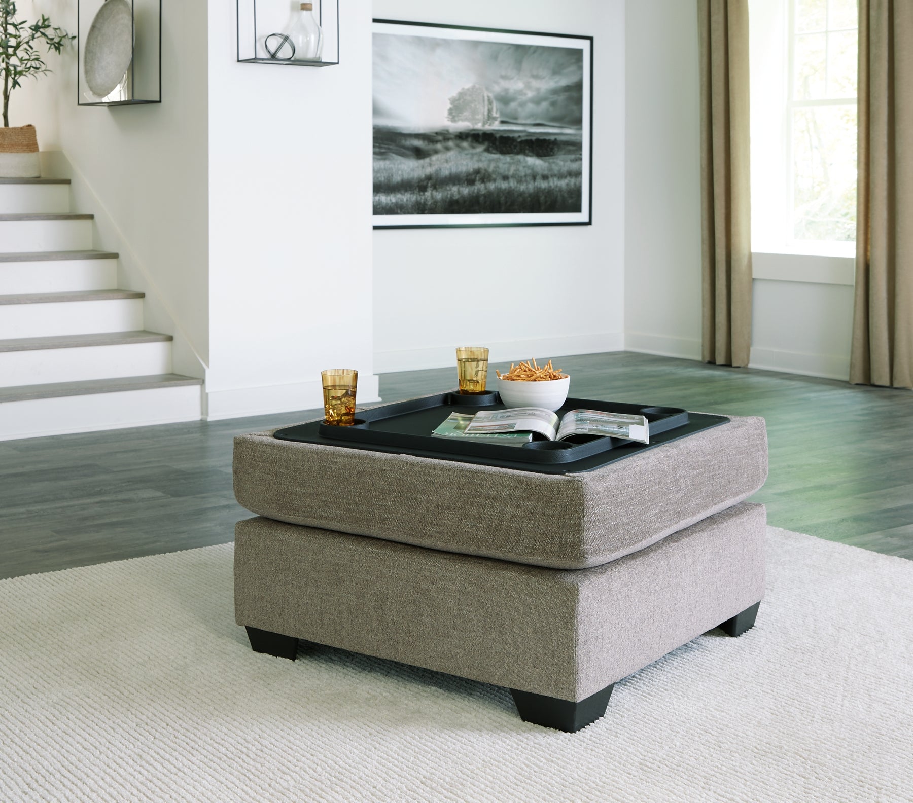 Creswell Ottoman With Storage Rent Wise Rent To Own Jacksonville, Florida