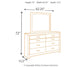 Culverbach Full Panel Bed with Mirrored Dresser Rent Wise Rent To Own Jacksonville, Florida