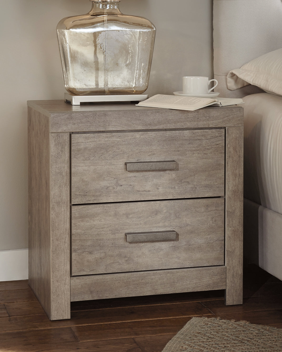 Culverbach Queen Panel Bed with Mirrored Dresser, Chest and Nightstand Rent Wise Rent To Own Jacksonville, Florida