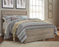 Culverbach Queen Panel Bed with Mirrored Dresser, Chest and Nightstand Rent Wise Rent To Own Jacksonville, Florida