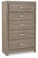 Culverbach Queen Panel Bed with Mirrored Dresser, Chest and Nightstand Rent Wise Rent To Own Jacksonville, Florida