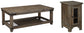 Danell Ridge Coffee Table with 1 End Table Rent Wise Rent To Own Jacksonville, Florida