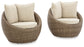 Danson Swivel Lounge w/Cushion (2/CN) Rent Wise Rent To Own Jacksonville, Florida