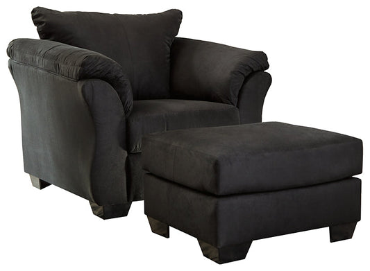 Darcy Chair and Ottoman Rent Wise Rent To Own Jacksonville, Florida