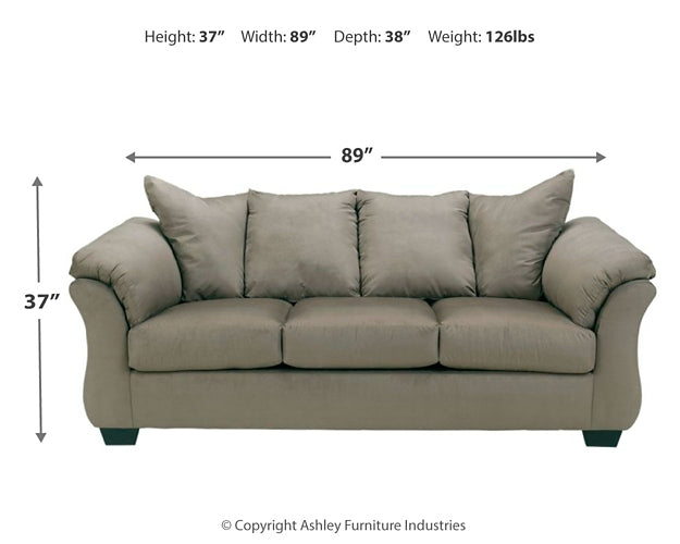 Darcy Sofa, Loveseat, Chair and Ottoman Rent Wise Rent To Own Jacksonville, Florida