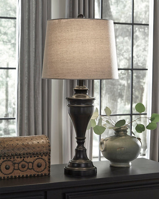 Darlita Metal Table Lamp (2/CN) Rent Wise Rent To Own Jacksonville, Florida