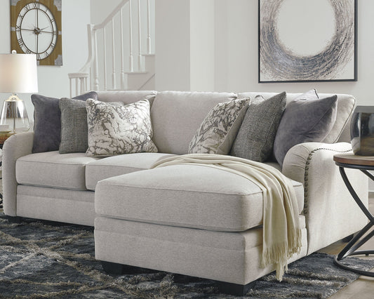 Dellara 2-Piece Sectional with Chaise Rent Wise Rent To Own Jacksonville, Florida